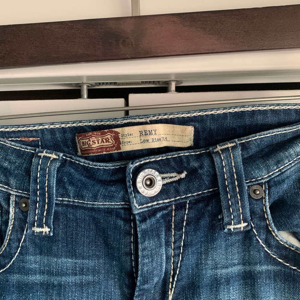 Big Star Jeans Size 27R Remy Low Rise - Picture 6 of 7